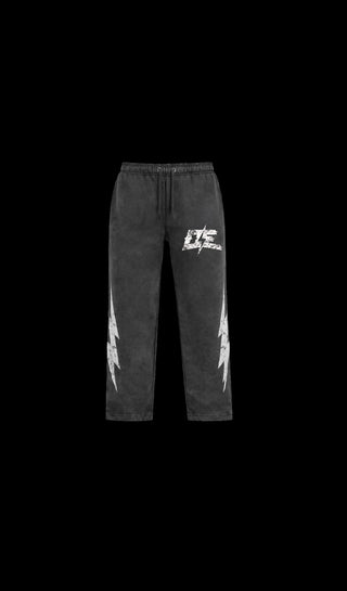 OE BOLT BOTTOMS - ACID BLACK/WHITE