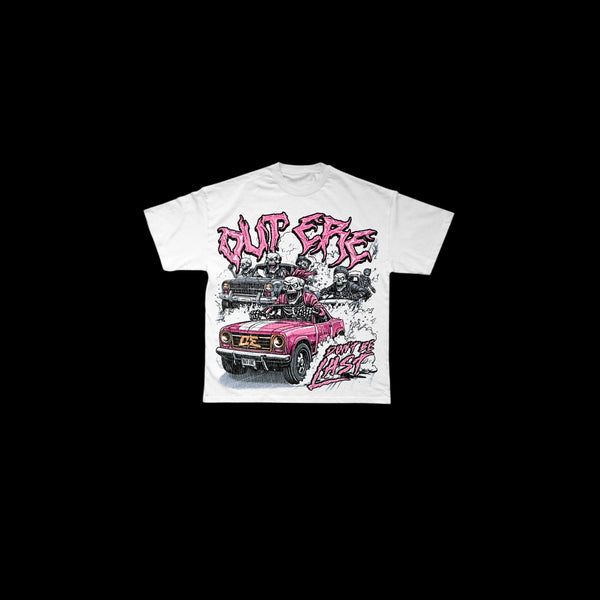 Don’t Be Last Tee - White/Pink