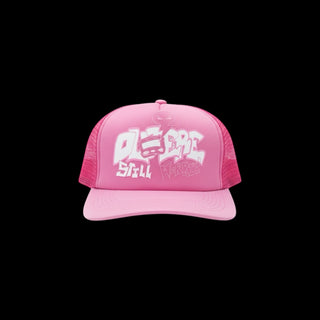 STILL WORKIN’ TRUCKER - PINK/WHITE