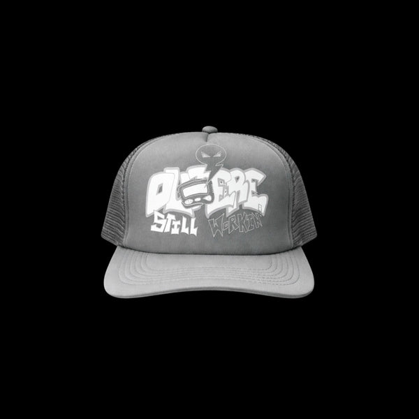 STILL WORKIN’ TRUCKER - GREY/WHITE